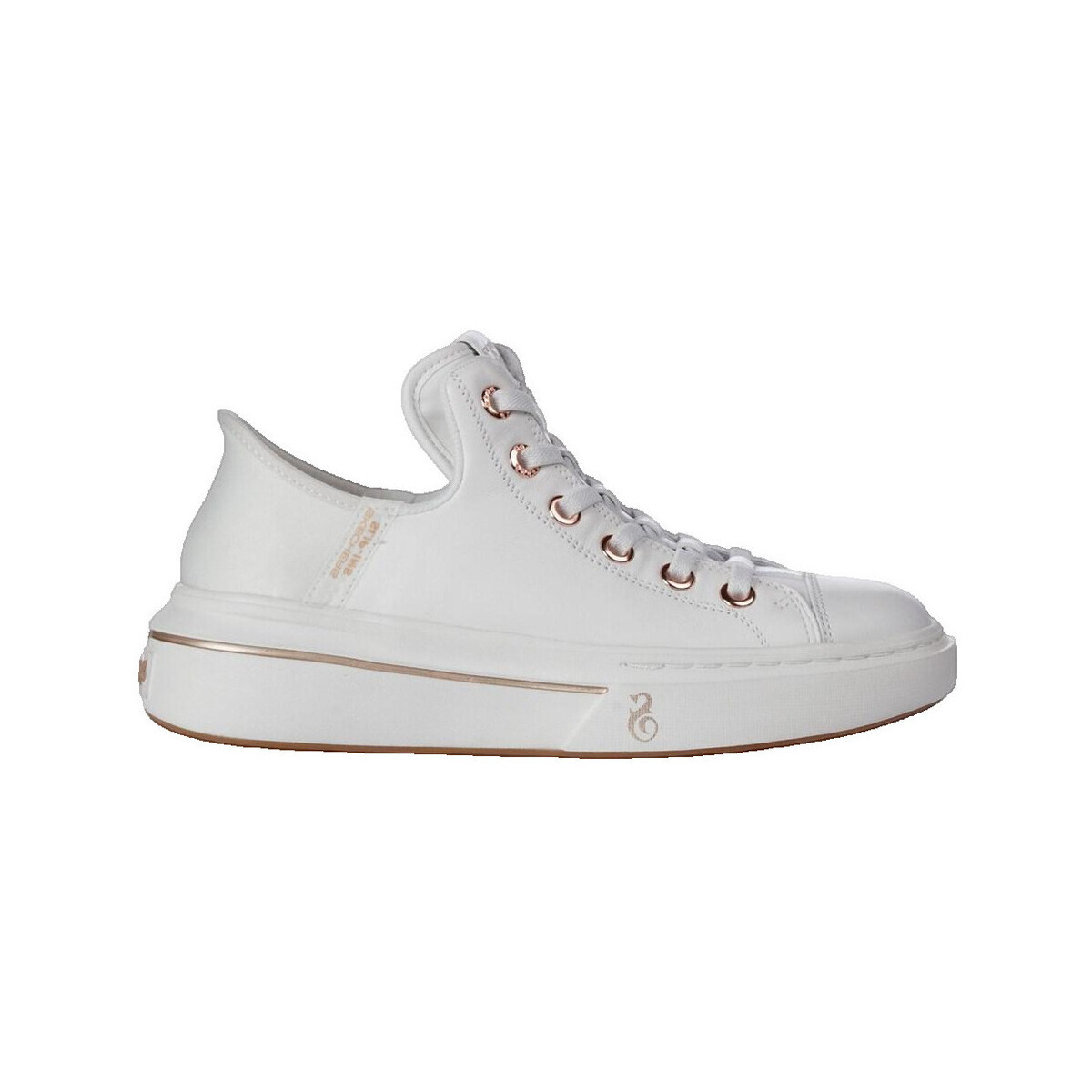 Skechers  Baskets  Snoop One-OG cuir véritable et tissu  Bílá