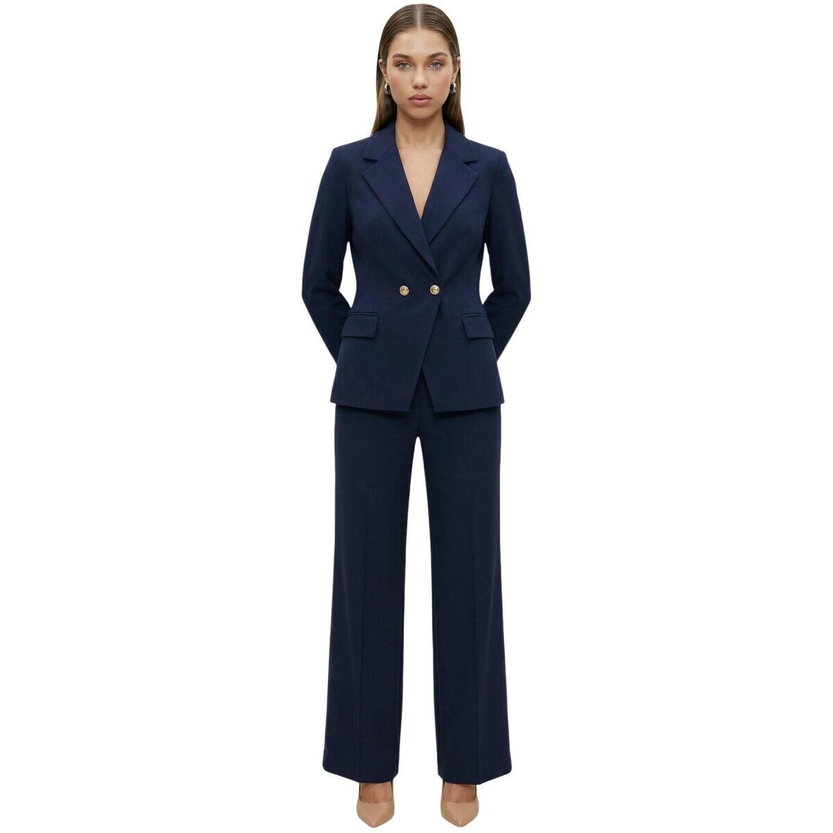 I Am  Blazer Bottoni Oro PE26198  Modrá