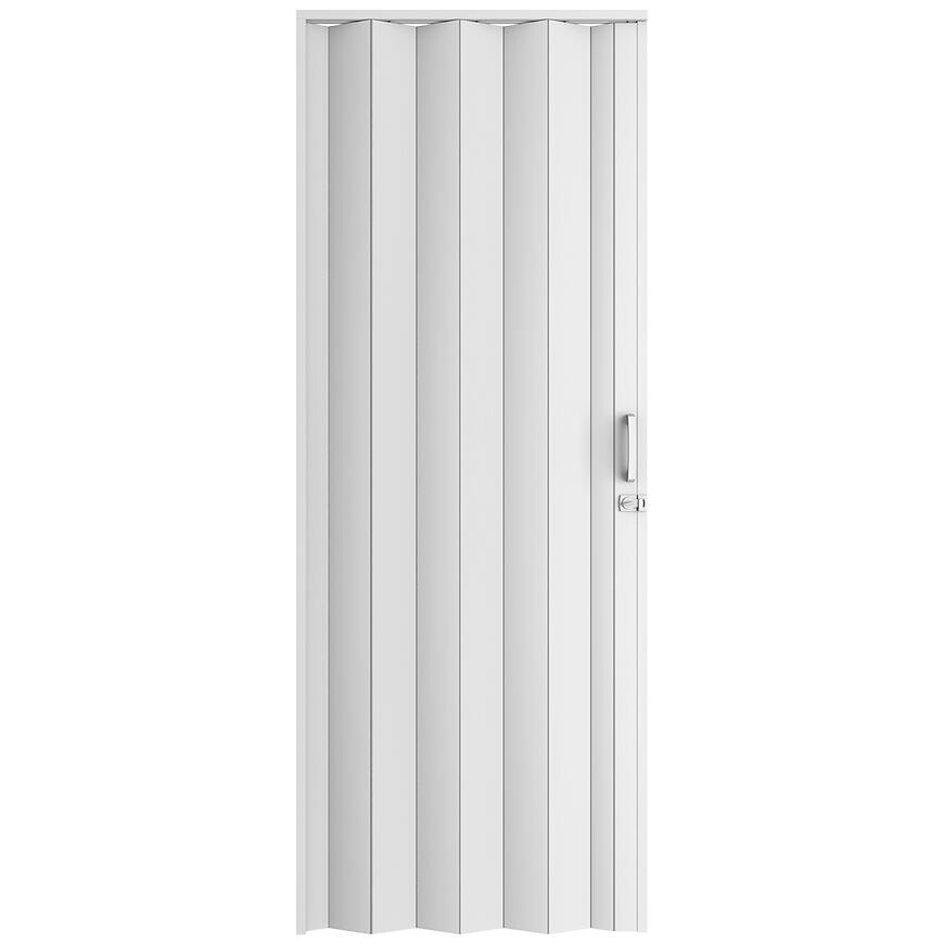 Shrnovací dveře PVC Milano Off-White