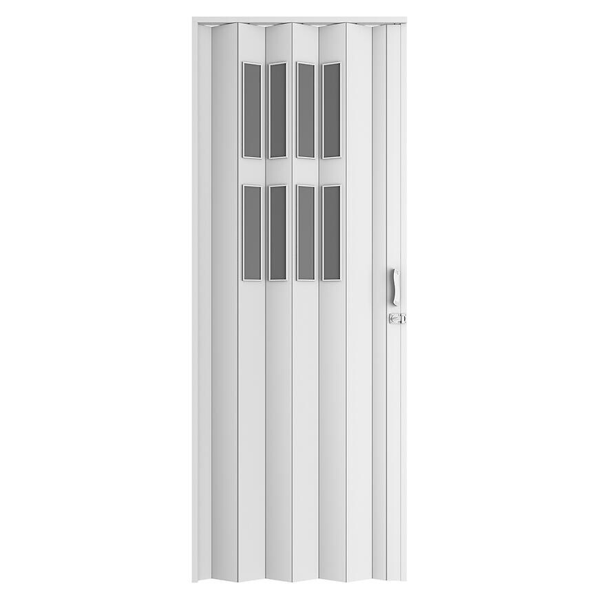 Shrnovací dveře PVC Modena Off-White