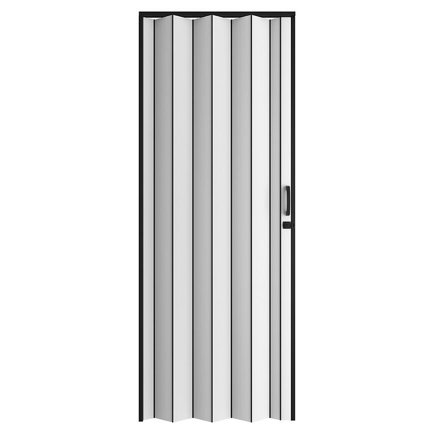 Shrnovací dveře PVC Blacktie Off-White