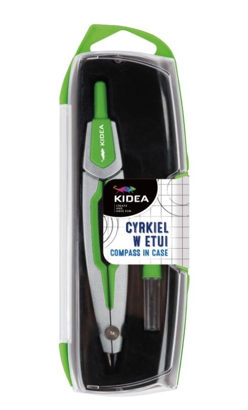 Kidea Kružítko Kidea v pouzdře - zelené - CYEZKA