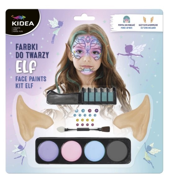 Kidea Barvy na obličej Kidea - Diamanty s elfími oušky - FDTZEUKA