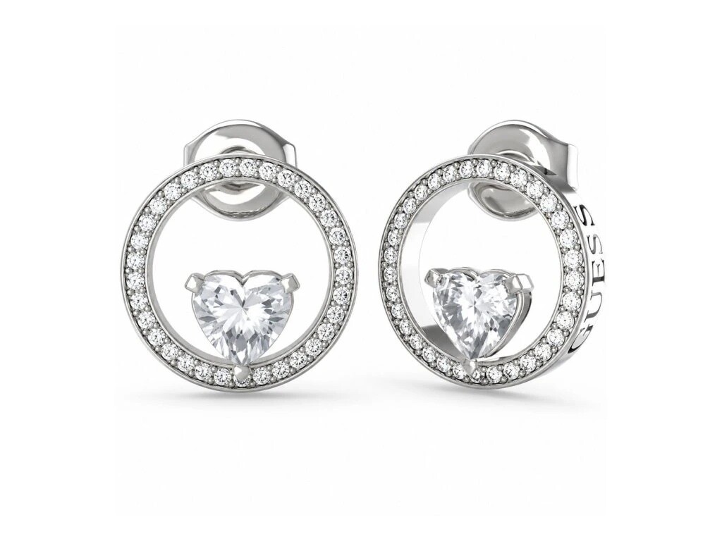 Guess Půvabné ocelové náušnice M`ama Non M`ama JUBE04666JWRHT-U