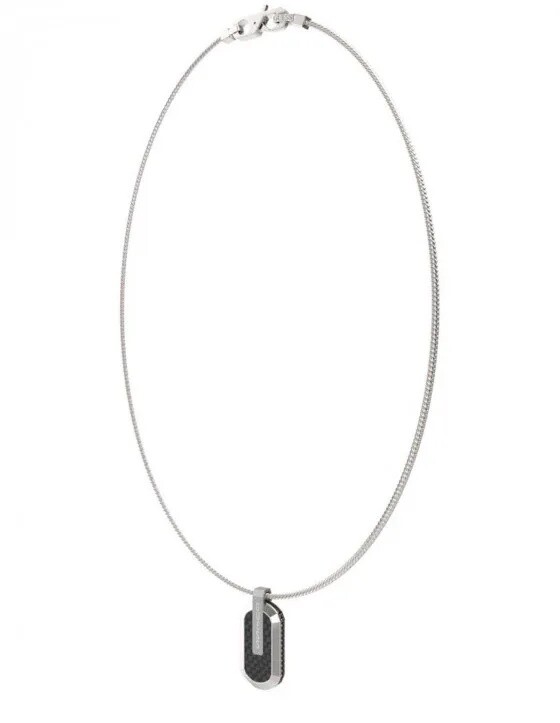 Guess Pánský ocelový náhrdelník Racer Tag JUMN04038JWSTBKT-U