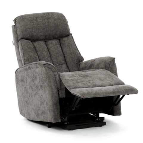 Polohovací křeslo, elektrické kabelové ovládání, šedá, látka, TV-H9727 GREY2 TV-H9727 GREY2 Autronic