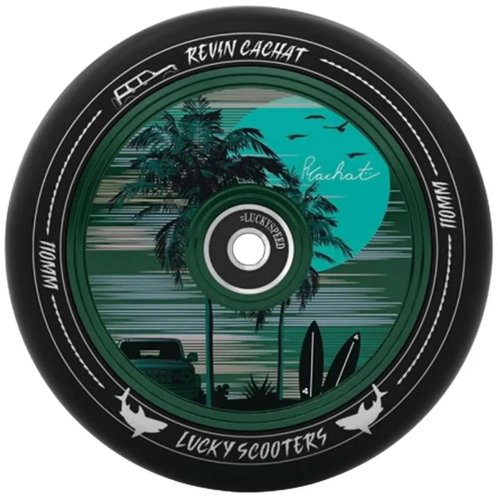 kolečko LUCKY - Lunar 110mm Revin Signature V1 Pro Scooter Wheel 110mm Revin Cachat (REVIN CACHAT)