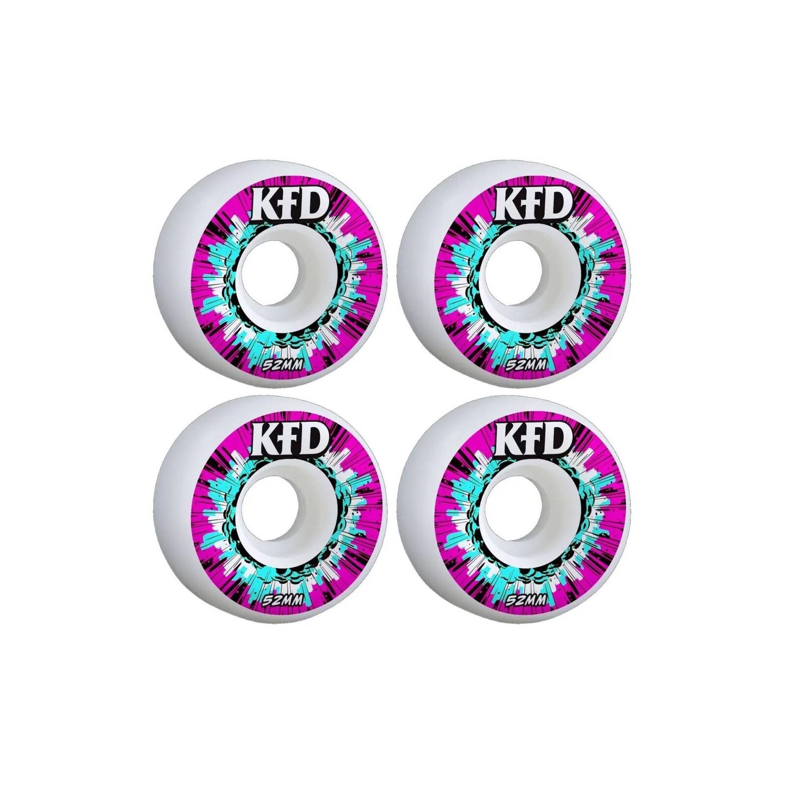 kolečka KFD - Blast Skateboard Wheels 4-Pack 52mm Pink (PINK)