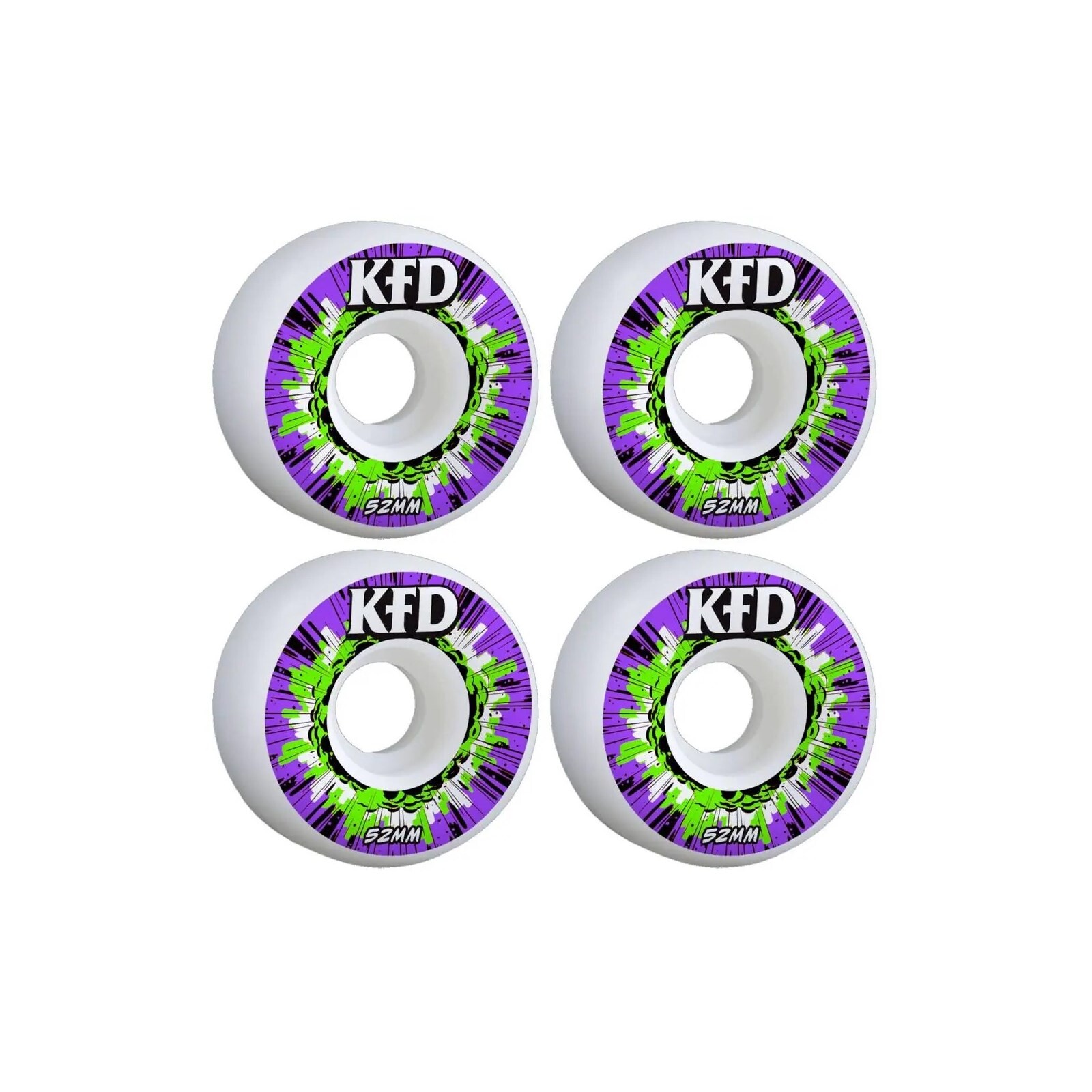kolečka KFD - Blast Skateboard Wheels 4-Pack 52mm Purple (PURPLE)