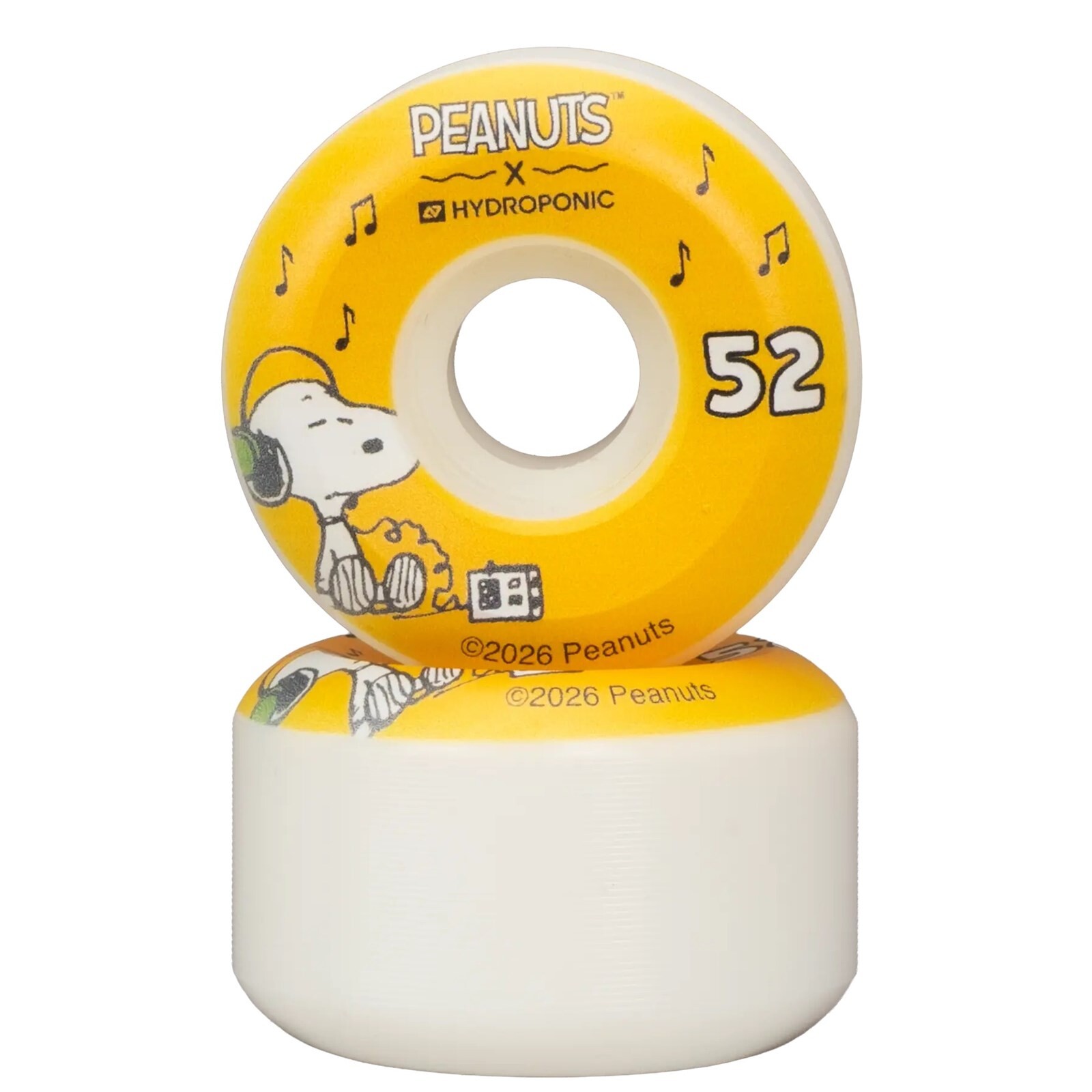 kolečka HYDROPONIC - x Peanuts Skateboard Wheels 52mm Snoopy Super (SNOOPY SUPER)
