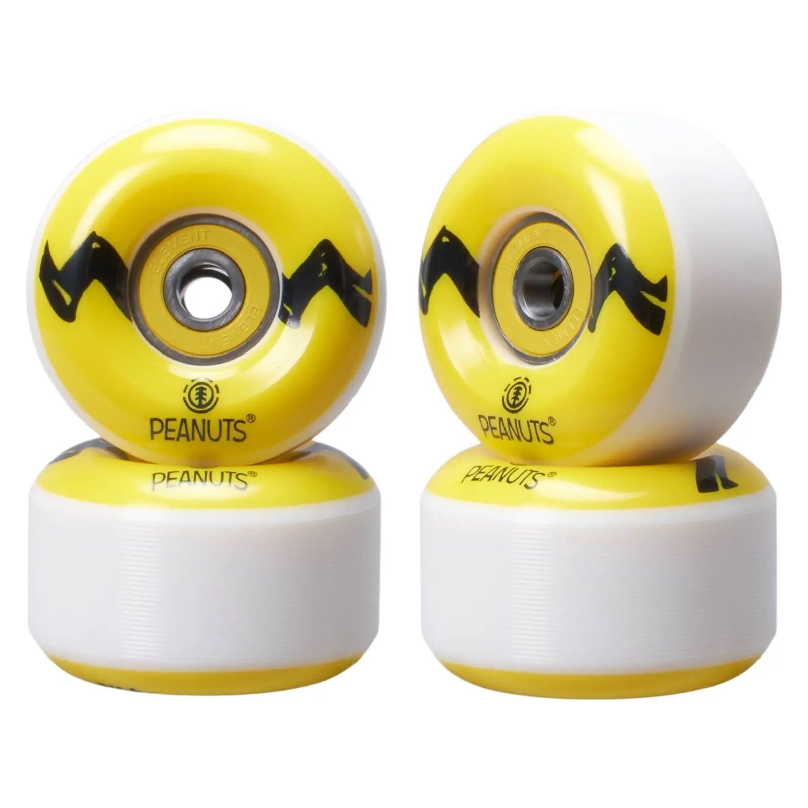 kolečka ELEMENT - Peanuts Squad 99A Skateboard Wheels 4-pack 52mm Charlie Brown Stripe (CH BR STRIPE