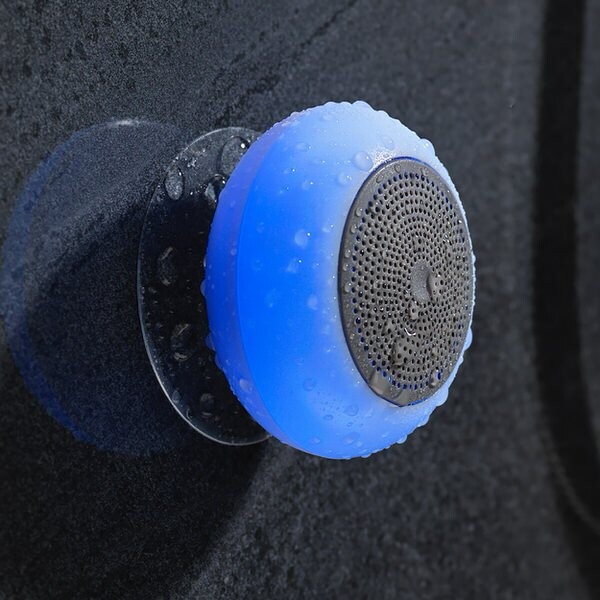 Voděodolný Bluetooth reproduktor do sprchy s LED světlem