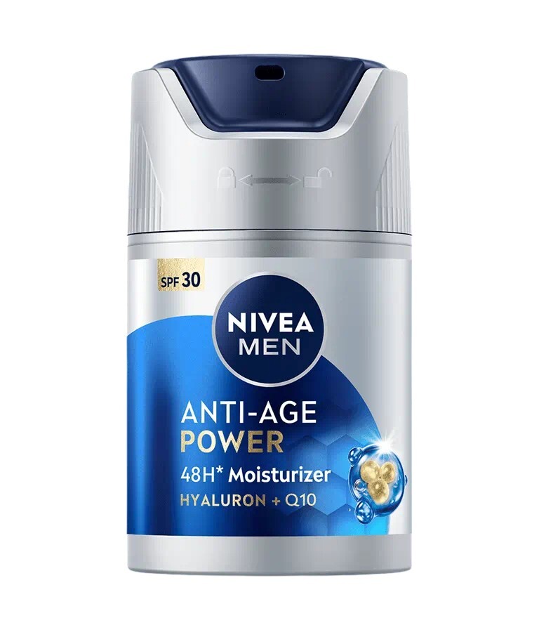 Nivea Hydratační krém SPF 30 Men Anti-Age Power Moisturizer 50 ml