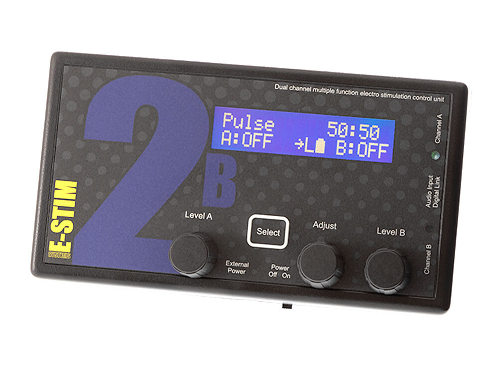 Elektrosex sada E-Stim 2B + síťový adaptér