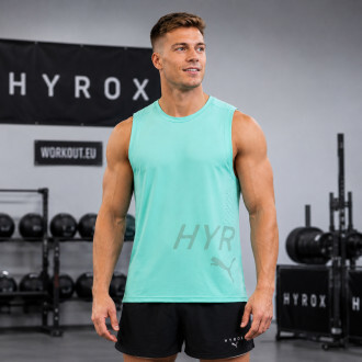 Puma  tílko PUMA HYROX CUTOFF - tyrkysová 529230-20
