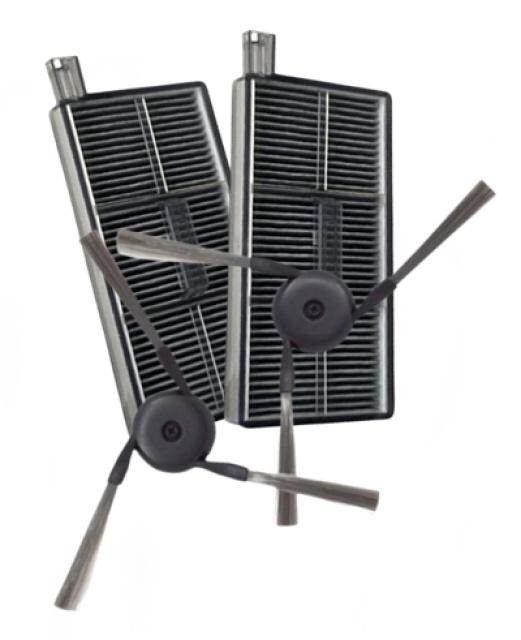 HEPA filtry a kartáčky pro DREAME Aqua10 Ultra Roller / Mova Z60 sada 2+2ks