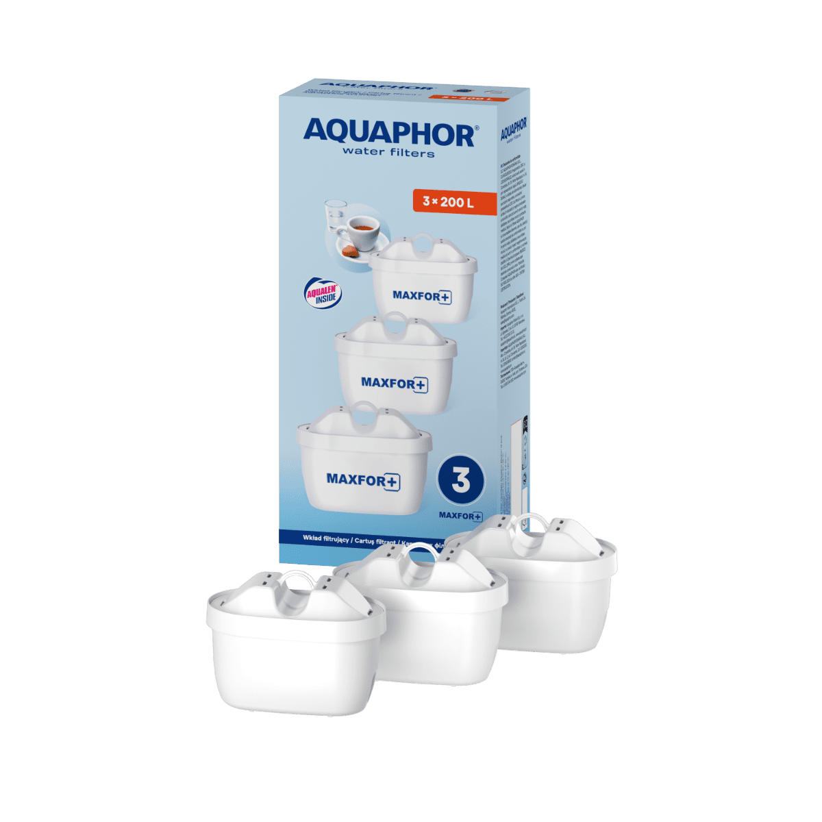 Aquaphor Sada náhradních filtračních kazet MAXFOR+ (3 ks)