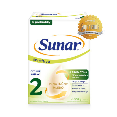 Sunar Sensitive 2 od 6m+ 500g - balení 4 ks