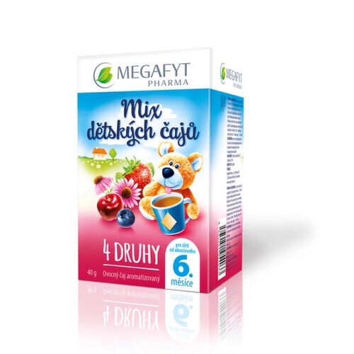 Megafyt Mix dětských čajů 4 druhy 20x2g