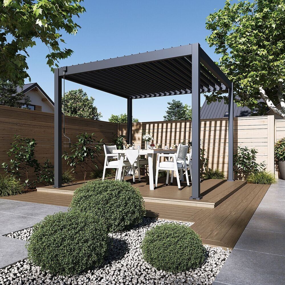Bioklimatická pergola ECO 3x3 m Rojaplast