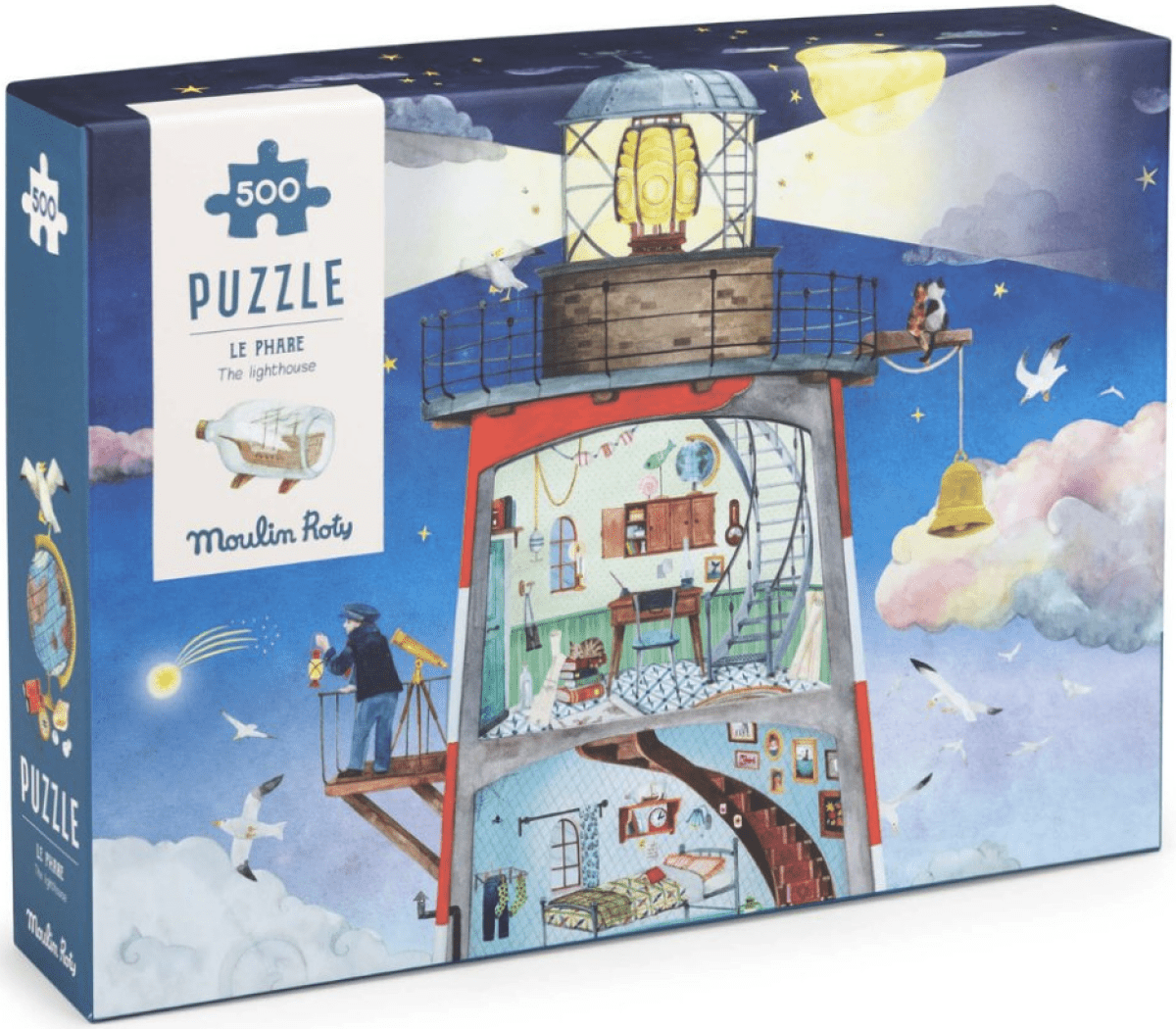 Puzzle Dobrodružství u majáku - 500 dílků