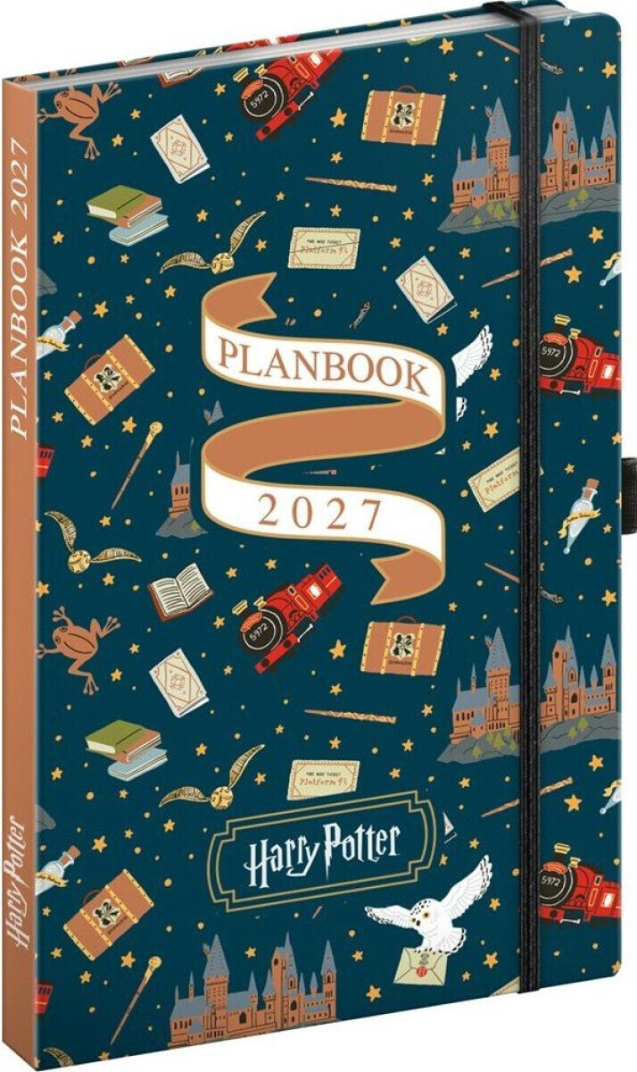 Planbook diář/ Harry Potter –  Bradavický expres 2027, 13 x 21 cm