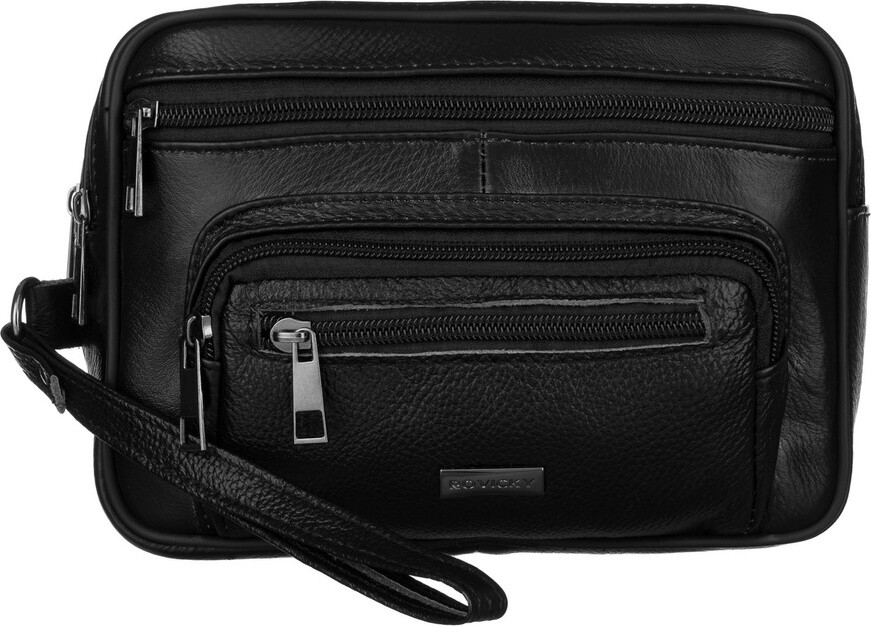 Rovicky pánská černá kožená etue R-13211-2129 BLACK Velikost: ONE SIZE