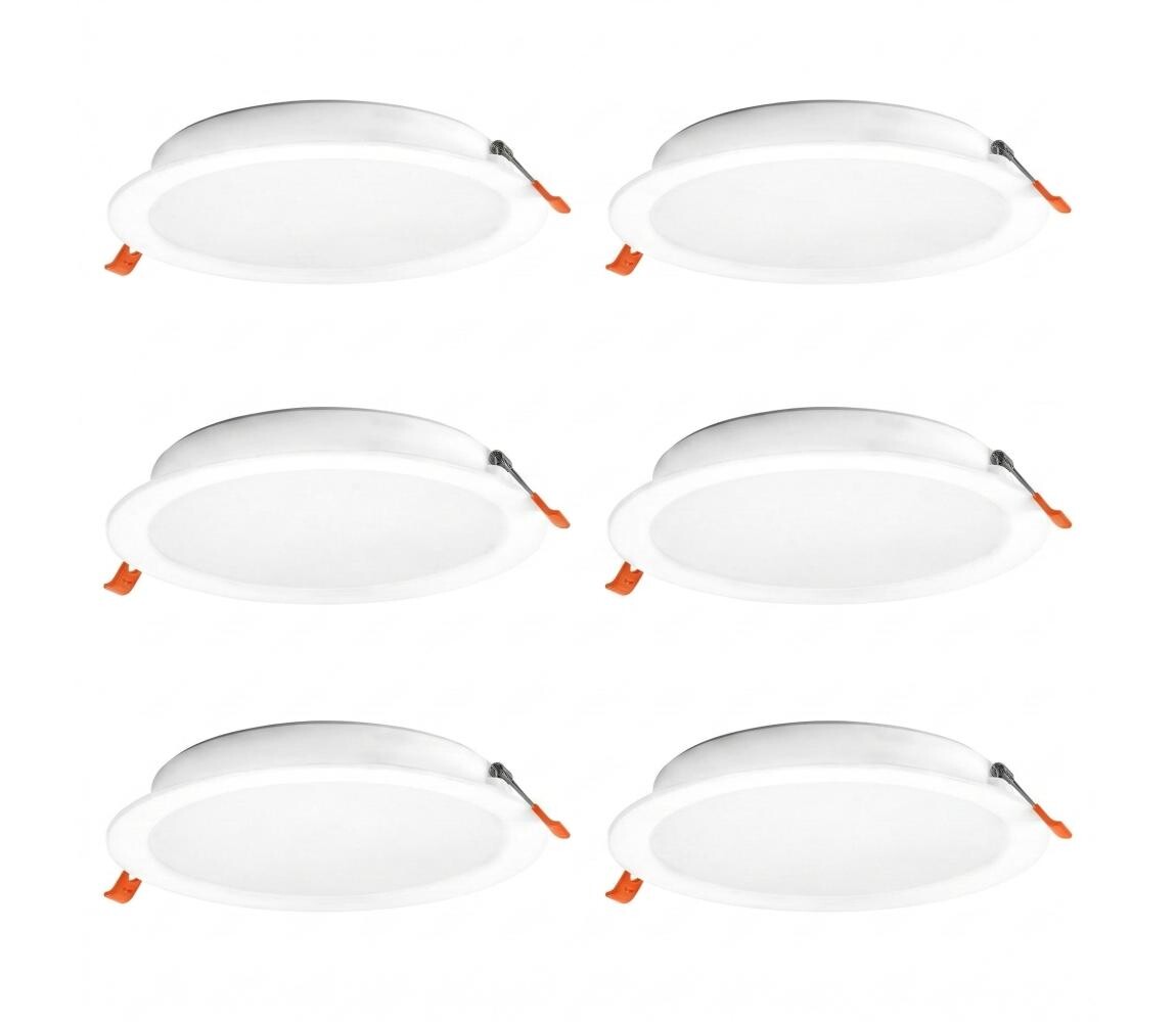 Osram - SADA 6x LED Podhledové svítidlo ESAL LED/18W/230V pr. 22 cm bílá 4099854478710