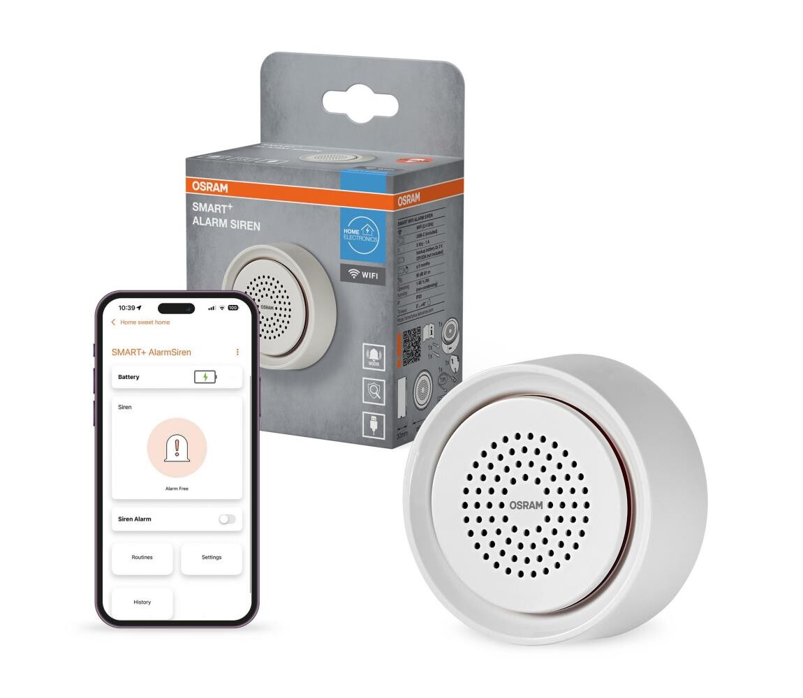 Osram - Alarm SMART+ 5V Wi-Fi 4058075856929