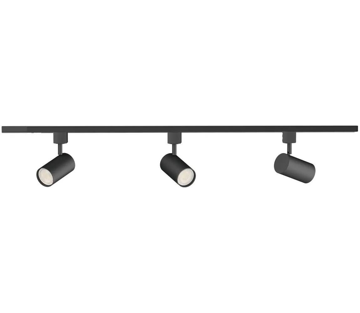 Philips - Bodové svítidlo v lištovém systému EASYLINK 3xGU10/7W/230V 1m černá 8721103039774