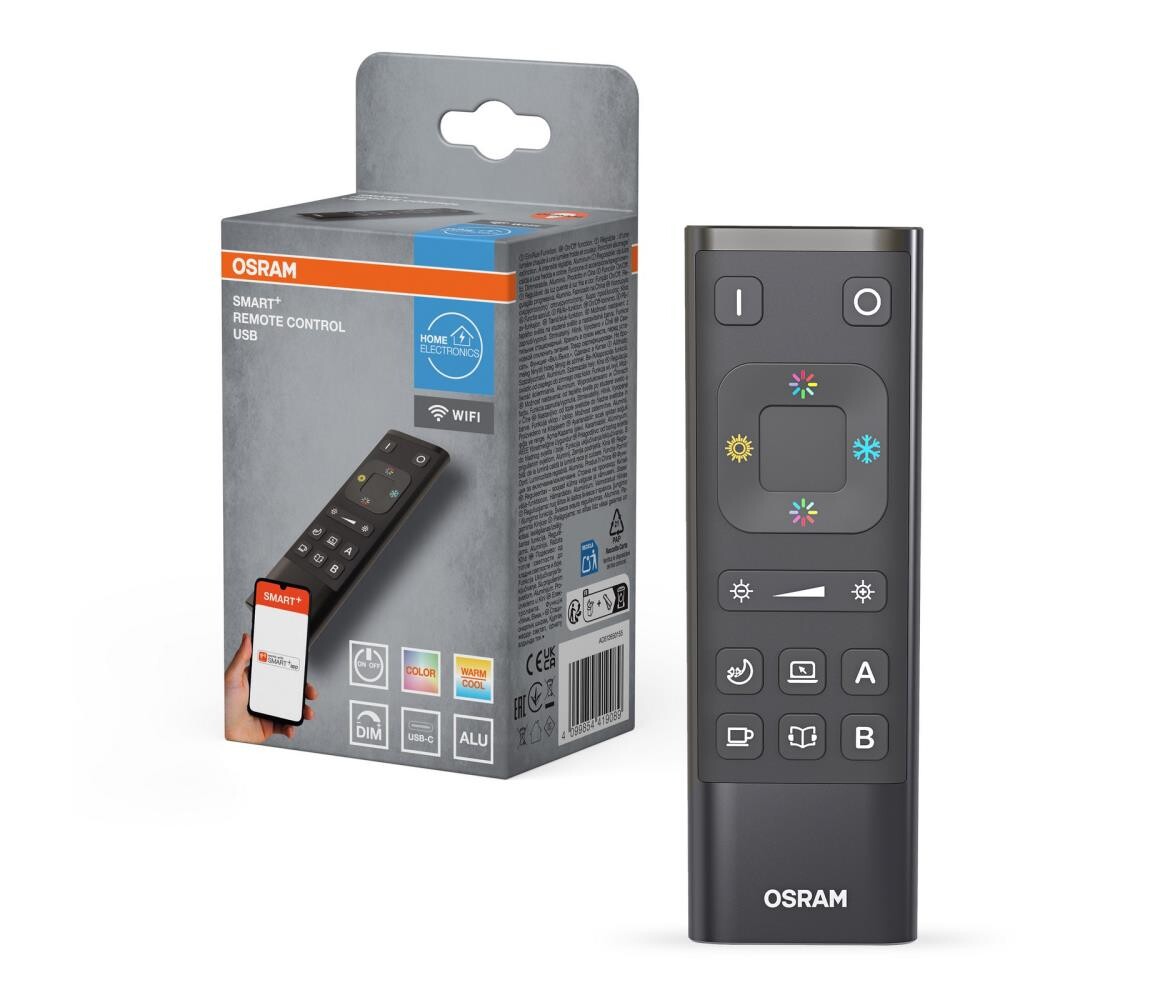 Osram - Dálkové ovládání SMART+ 3,7V Wi-Fi 600 mAh 4099854419089