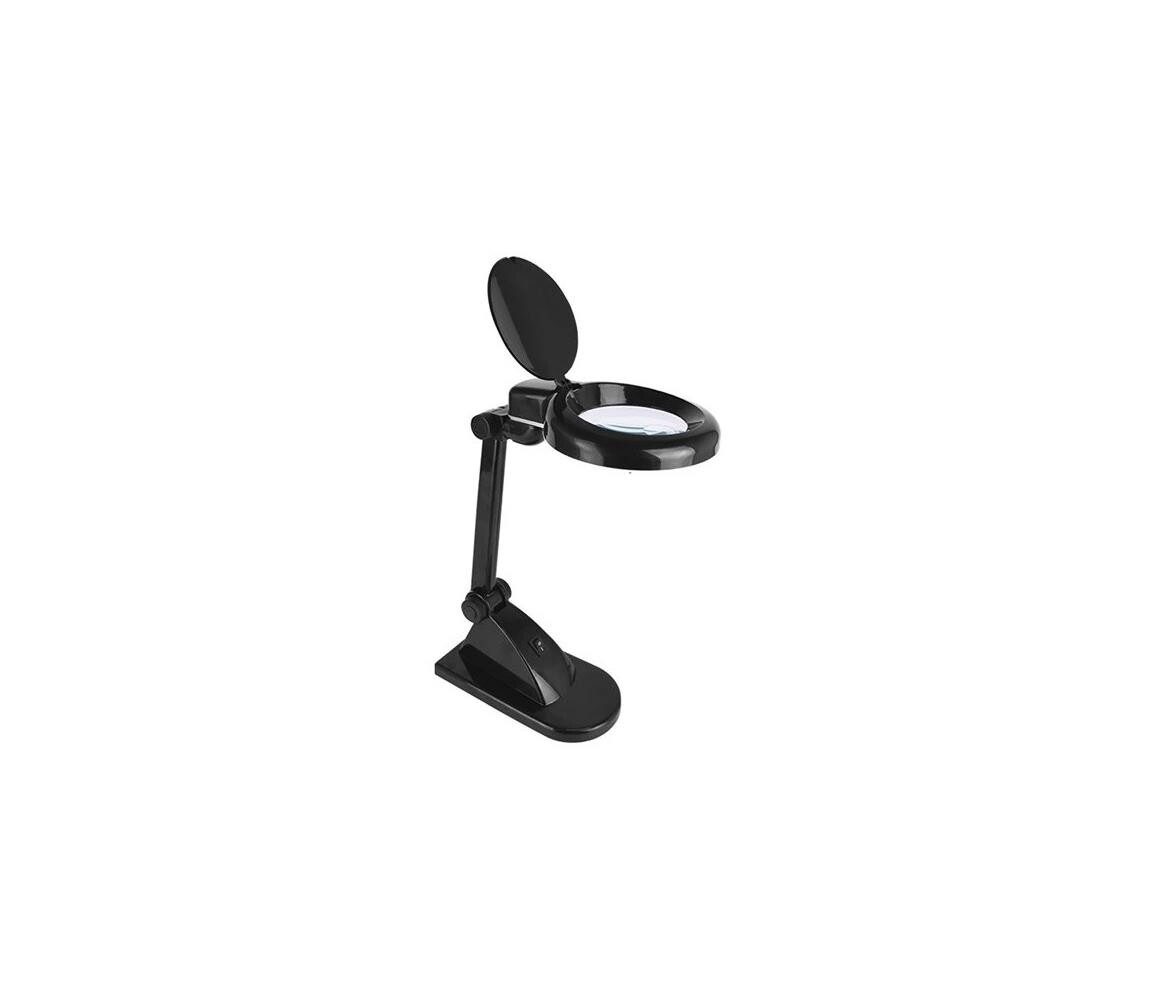 Geti LED Stolní lampa s lupou LED/6W/230V 6500K černá 06650815