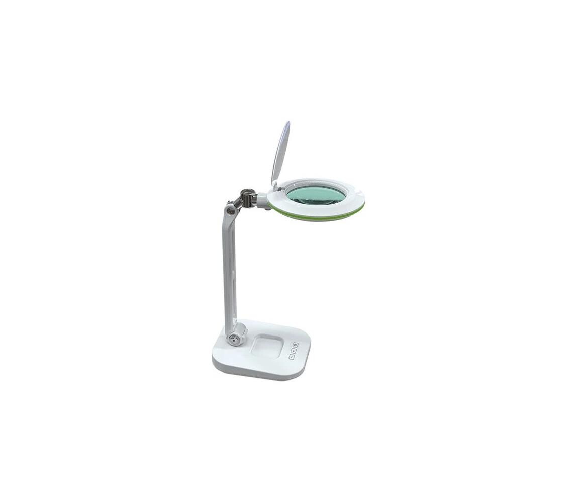 Geti LED Stmívatelná stolní lampa s lupou LED/7W/230V 6500K bílá 06650840