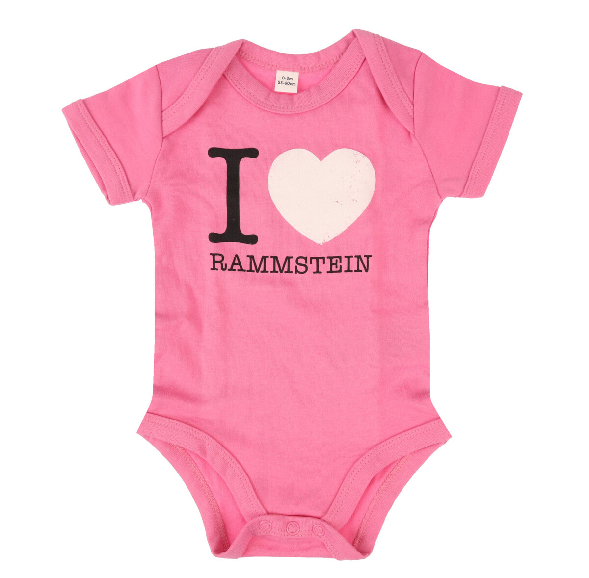 Dětské body dětské Rammstein - I Love Rammstein - RAMMSTEIN - ST10666-102-BBLp 6-12