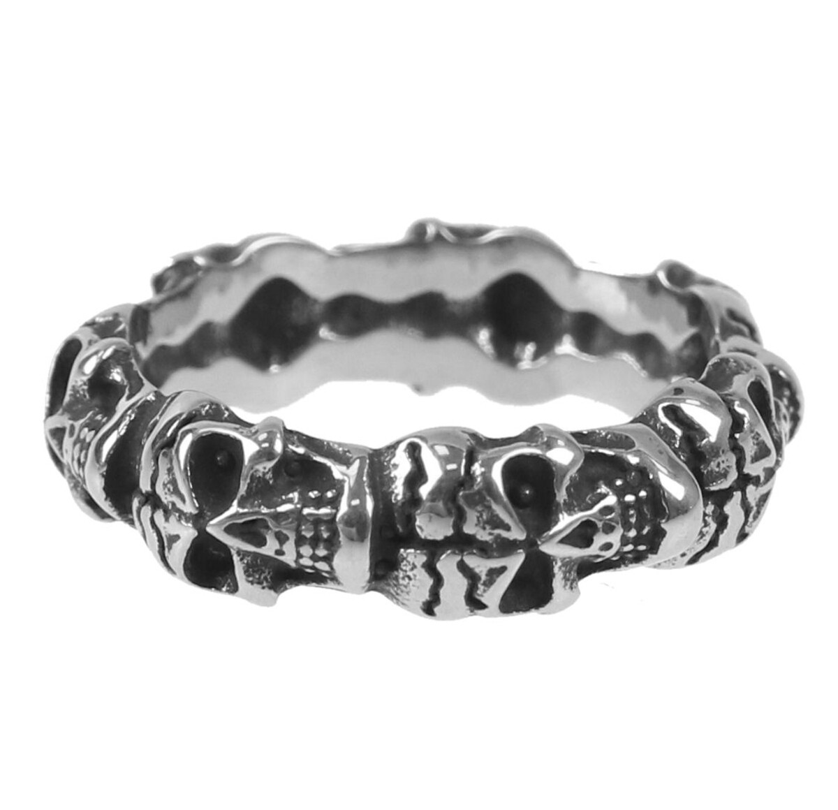 prsten Skeleton Hand Skull  - Silver 7