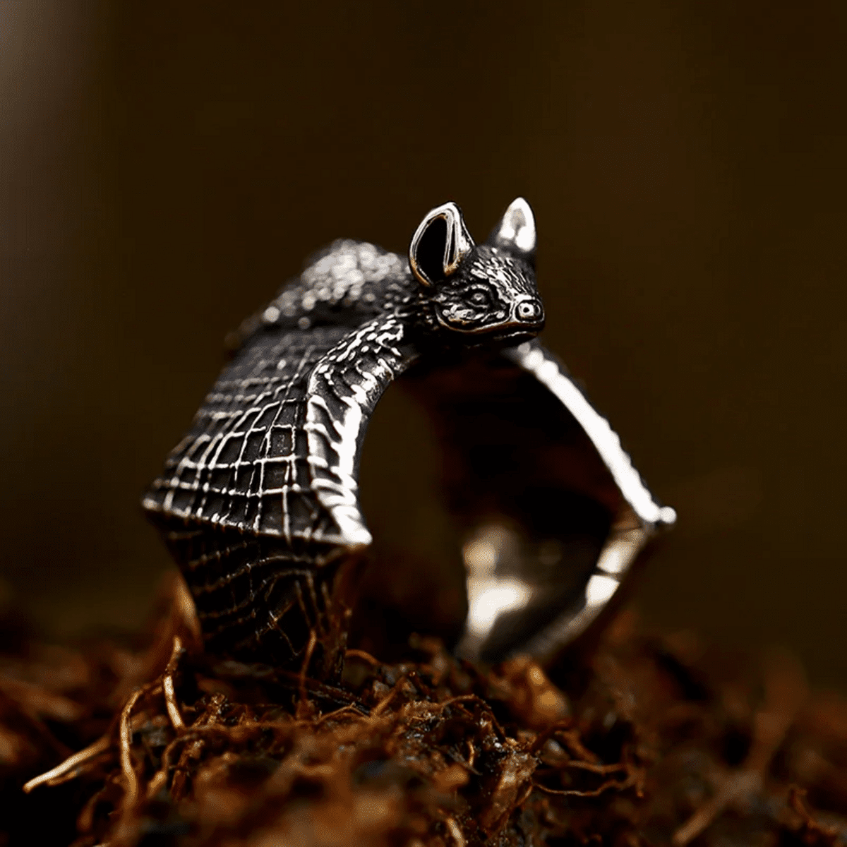 prsten Gothic Bat 7