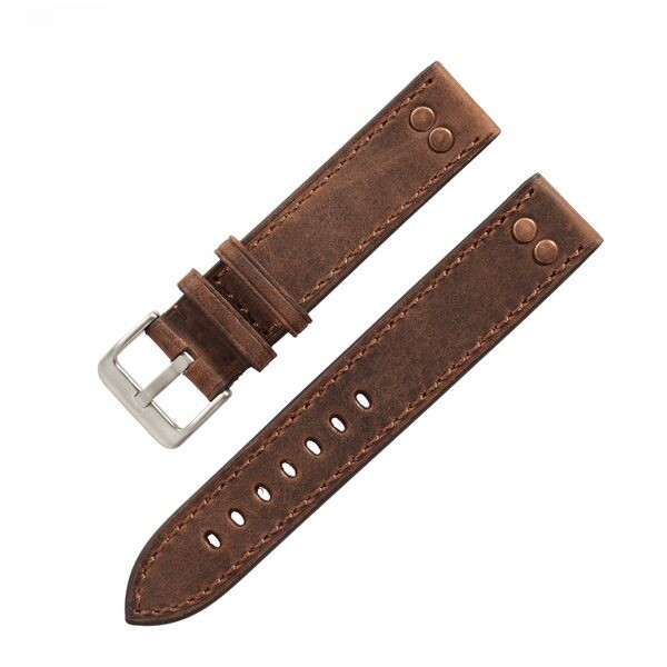 Řemínek Laco Erbstück - stříbrná spona (20mm - XL) - Bazar - 20 mm - XL - Prodloužená délka