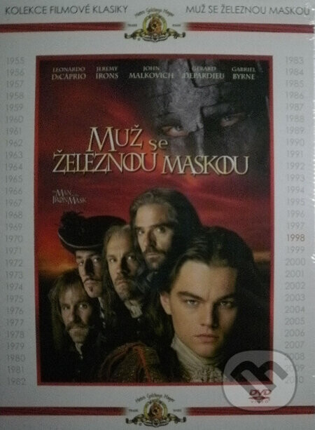Muž se železnou maskou DVD