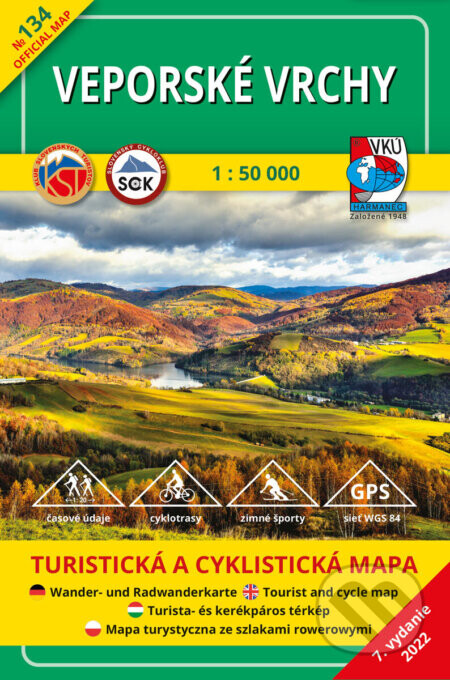 Veporské vrchy 1: 50 000 - VKÚ Harmanec