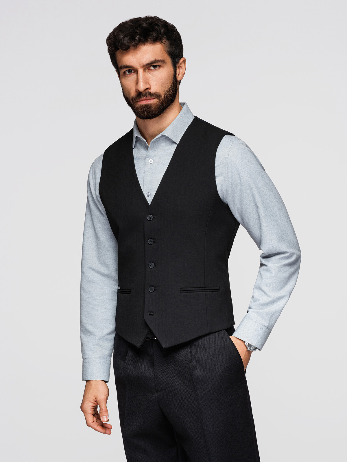 Pánská elegantní vesta Ombre