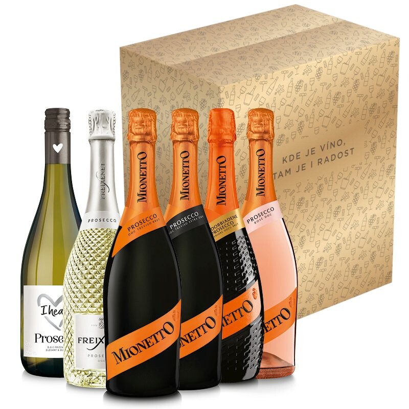 Balíček Milujeme Prosecco v dárkovém kartonu