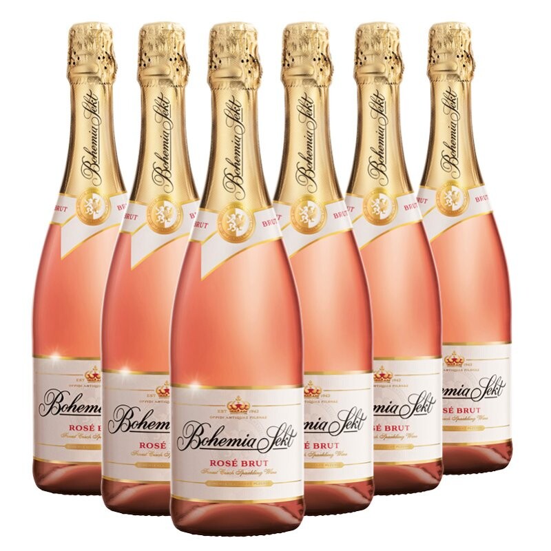 Bohemia Sekt brut rosé se zlatou medailí BERLIN 2026 - karton 6 ks