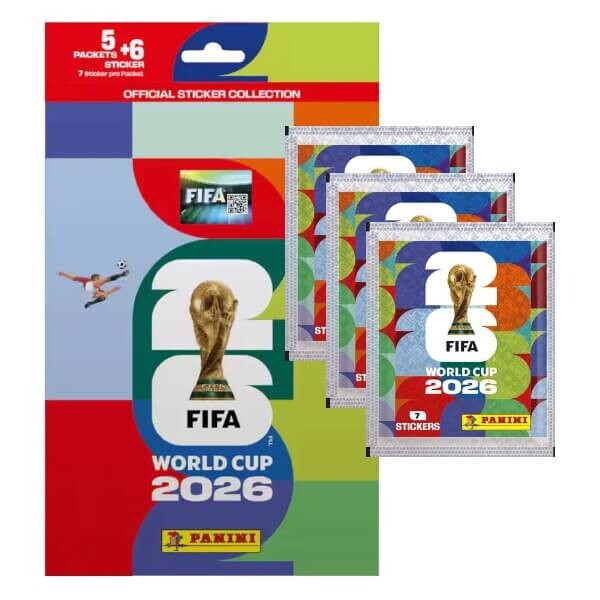 FIFA World Cup 2026 Stickers Multipack - fotbalové samolepky
