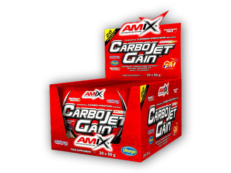 Amix 10x CarboJet Gain 50g - AKCE Varianta: banana