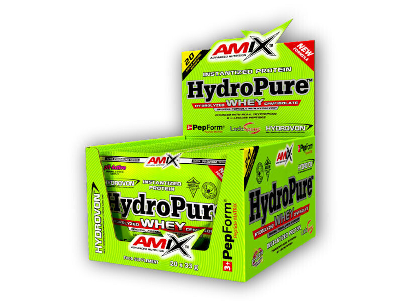 Amix High Class Series 10x Hydro Pure Whey 33g - AKCE Varianta: creamy vanilla milk