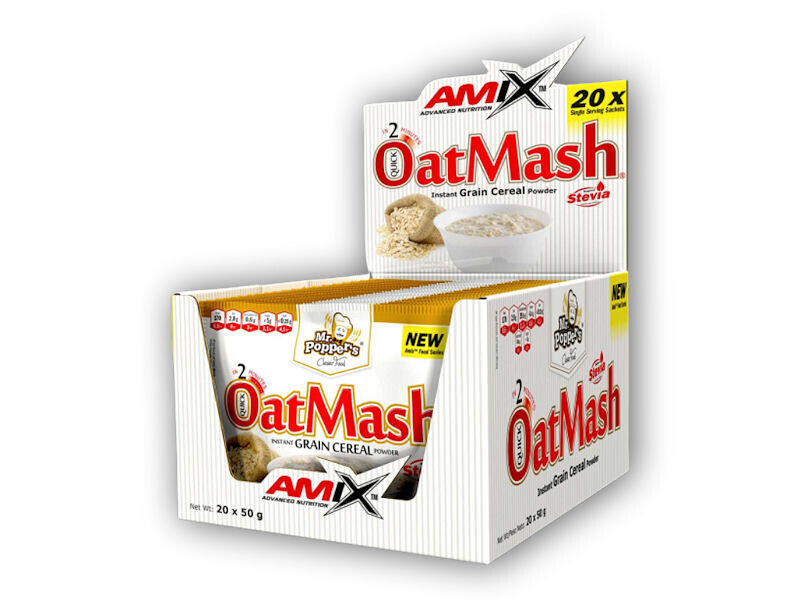 Amix Mr.Popper's 10x Oat Mash 50g - AKCE Varianta: white chocolate