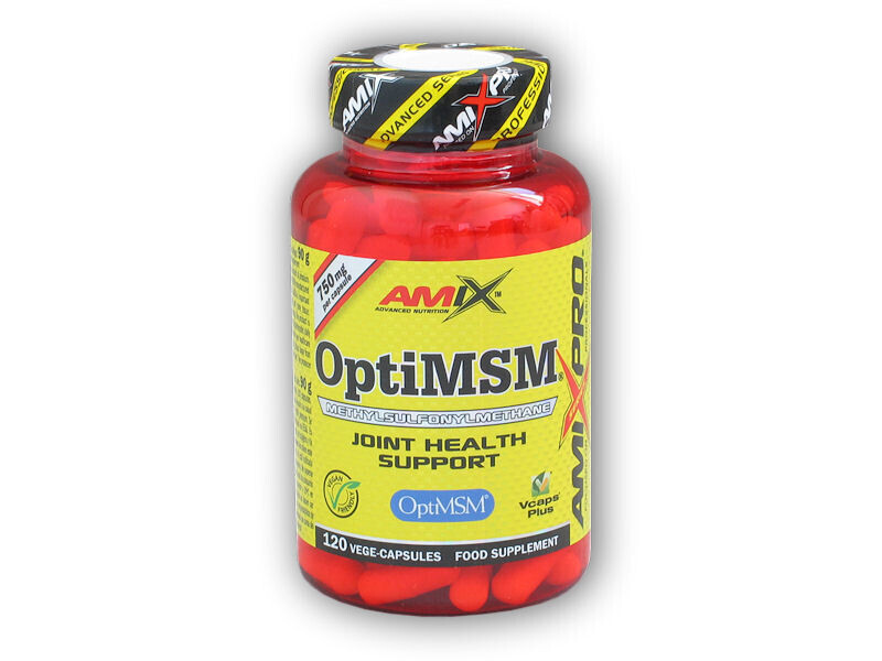 Amix Pro Series OptiMSM 3000mg 120 Vcaps vegan capsules