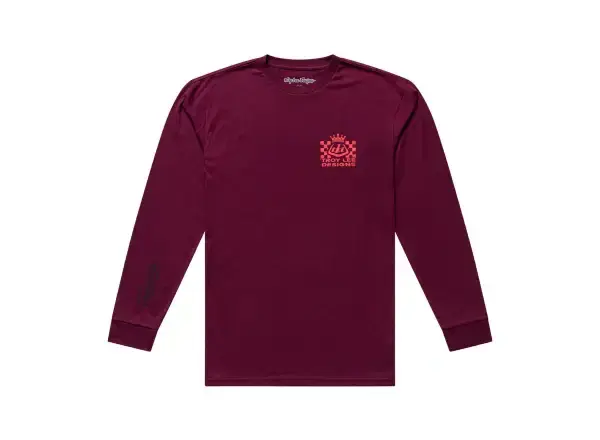 Troy Lee Designs Friday Night pánský dres dlouhý rukáv Sangria vel. XXL