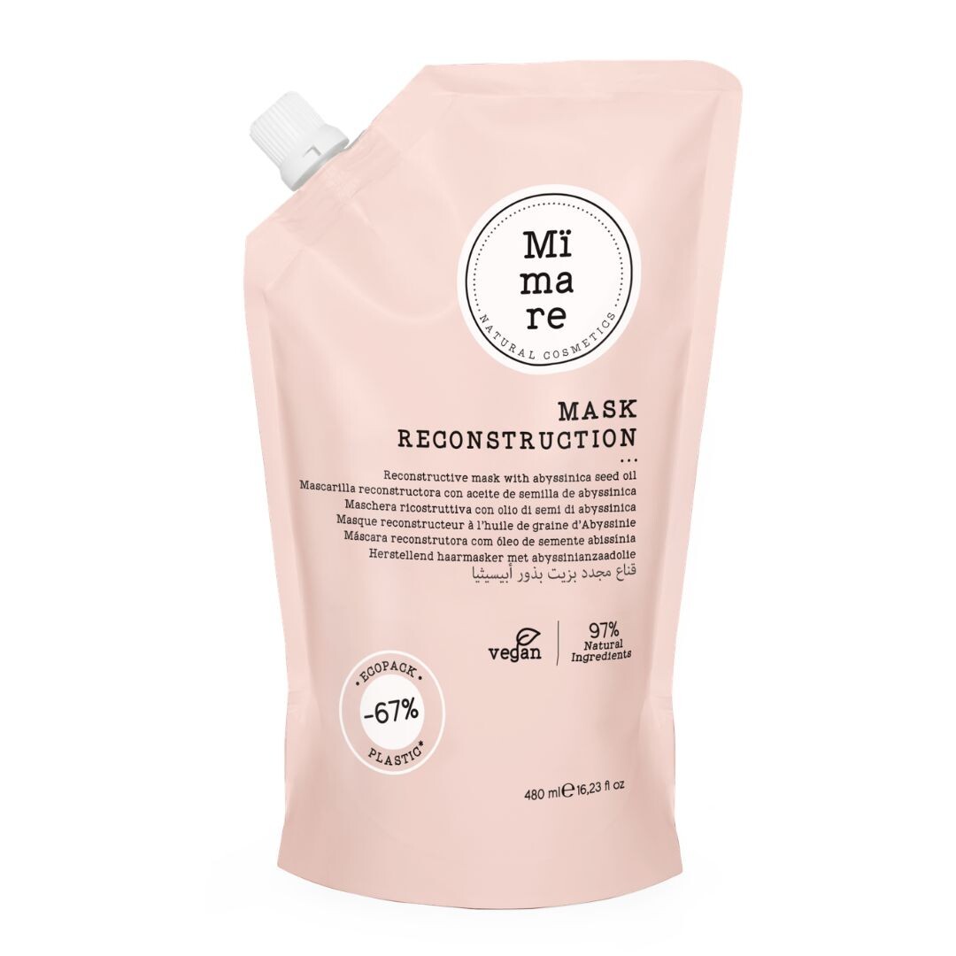 Mimare Reconstruction Mask - rekonstrukční maska ​​pro jemné a středně pevné vlasy 480 ml