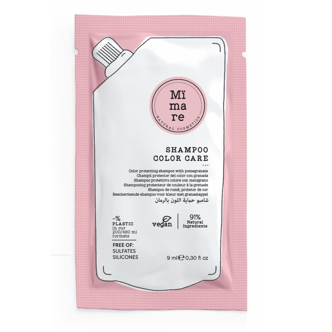 Mïmare Color Care Shampoo - ochranný šampon pro barvené, melírované a chemicky ošetřené vlasy VZORKA: 9 ML